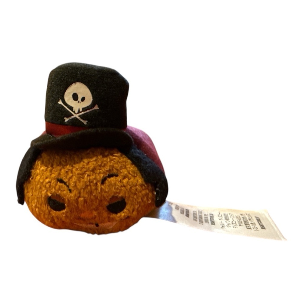 Disney Pirate Tsum Tsum Orange Black Stuffed Animal